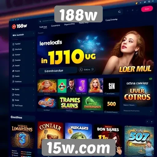Experiência do usuário no site de jogos 188w