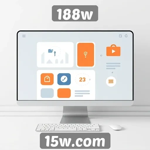 Interface do usuário no 188w promove navegação fácil